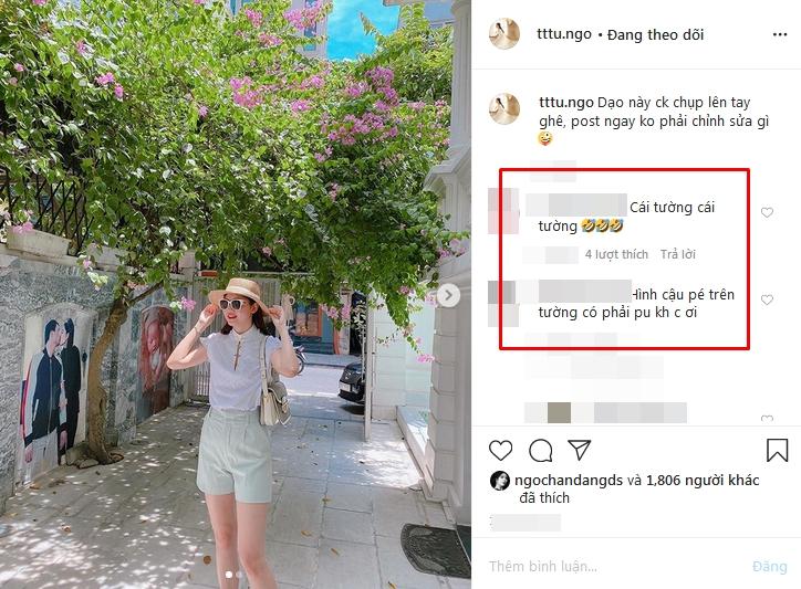 Thú vui của Á hậu Thanh Tú: Trang trí cổng nhà bằng ảnh cả chồng lẫn con-2