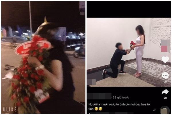 Nam sinh mang hoa đến tỏ tình trong lớp học bị gái xinh phũ phàng từ chối quay đi không ngoảnh lại-5