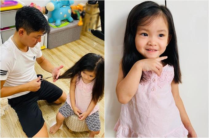 Sao Việt cắt tóc cho con: Thu Minh thất bại, Kỳ Hân xứng danh cây kéo vàng-9