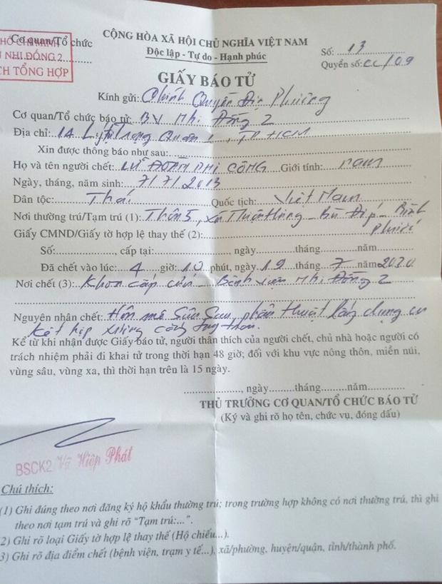 Bệnh viện chuyển tuyến chậm khiến bé 7 tuổi ở Bình Phước tử vong?-1