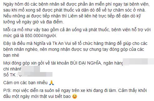 MC Đại Nghĩa tổ chức mổ mắt miễn phí cho 100 người nghèo-2