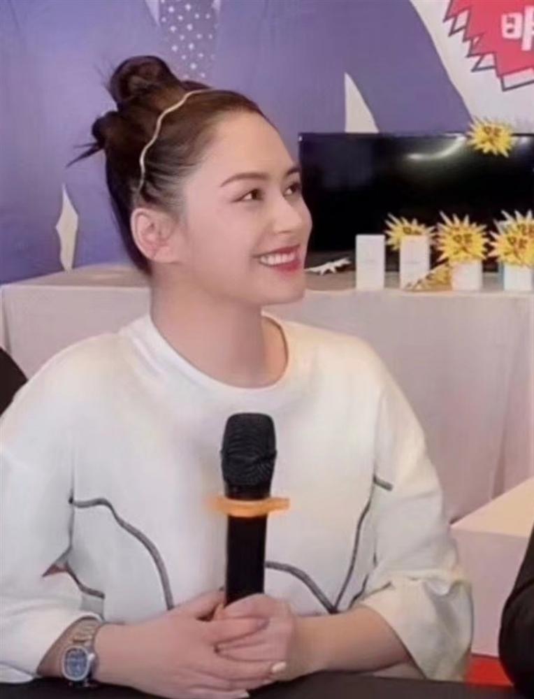 Chung Hân Đồng xinh đẹp ngỡ ngàng, tăng cân trông thấy sau ly hôn-2