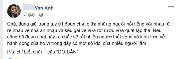 Vợ diễn viên Thành Được khẳng định đang giữ đoạn chat gọi gái của nhiều sao nam Việt-2