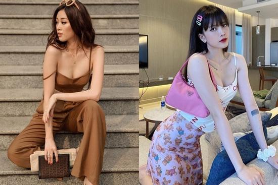Hoa hậu Khánh Vân mặc áo trễ nải, Thiều Bảo Trâm bị chê phối đồ xấu