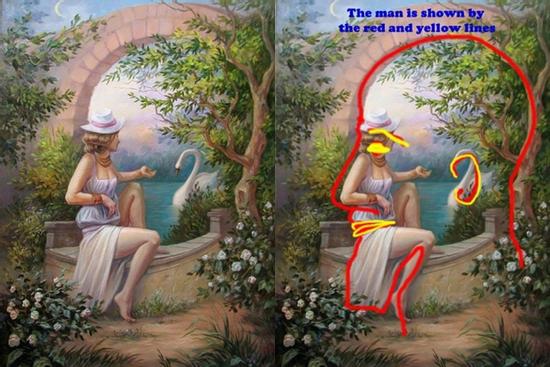 Thách thức thị giác: Đố bạn tìm ra khuôn mặt thứ hai trong tranh sau 5 giây!