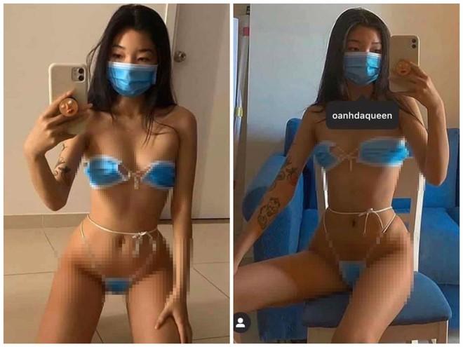 Phẫn nộ nghệ sĩ lấy khẩu trang làm bikini, áo bra phản cảm giữa tâm dịch Covid-19-6