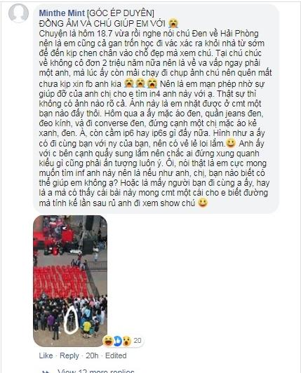 Dễ thương như Đen Vâu: Chấm chấm Facebook giúp fan tìm crush bị lạc trôi-2