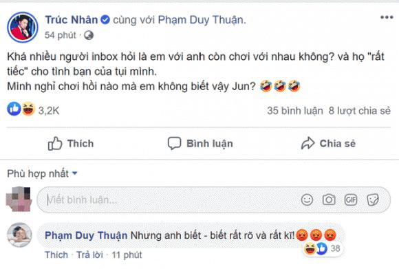 Trúc Nhân và Jun Phạm cùng lên tiếng về tin đồn nghỉ chơi-1