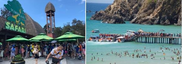 Chợ Đà Lạt chật kín người, du khách xếp hàng dài vào cổng khu du lịch-2