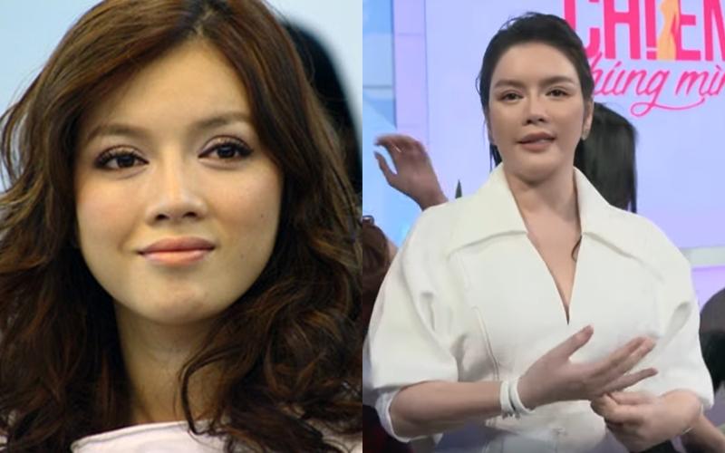 Lý Nhã Kỳ xuất hiện khác lạ, mặt sưng vù và miệng méo xệch khi cười-3