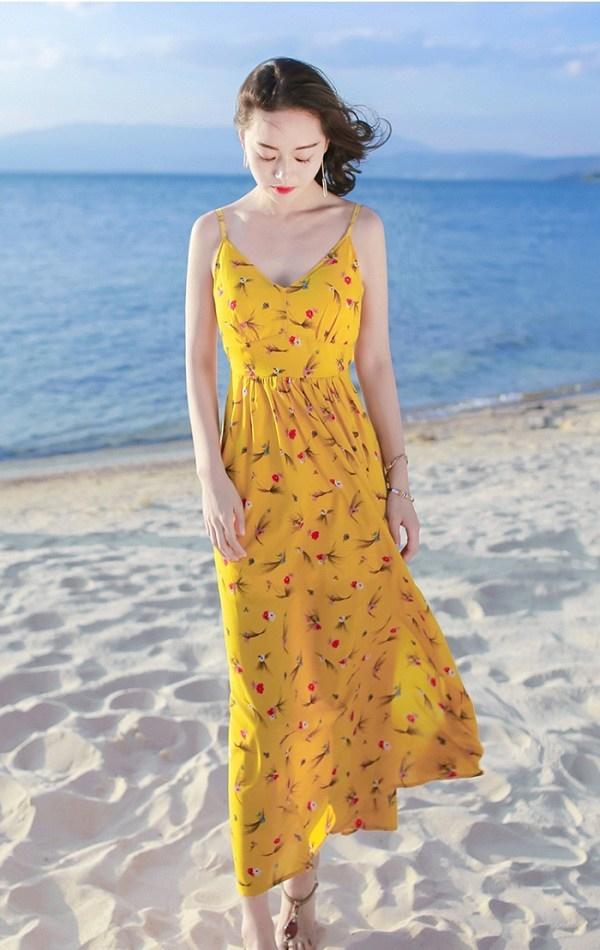 Mùa hè đi biển là phải mặc váy maxi, nhưng nàng đã biết cách chọn thế nào cho tôn dáng?-8