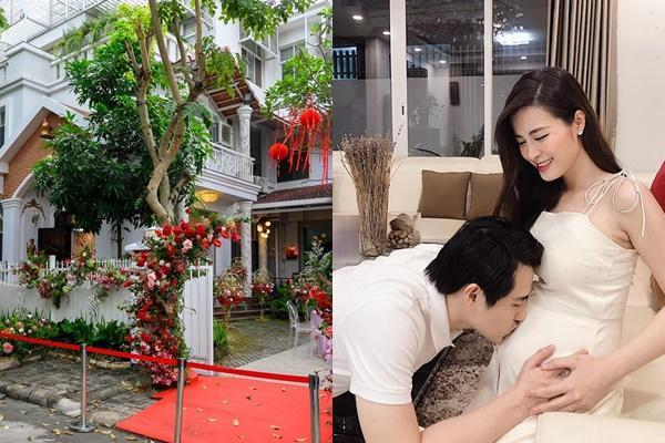 Đông Nhi khoe bụng tháng cuối thai kỳ-9