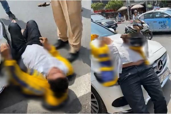 Clip: Tài xế say rượu ngứa mồm cà khịa Mercedes, ai dè gặp đúng bố và ông nội-1