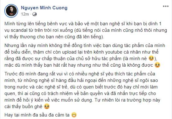 Văn Mai Hương bị tác giả hit Hoa Nở Không Màu tố hát không xin phép-1