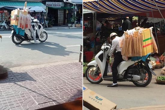 Thanh niên đi SH, mặc sang chảnh bán bánh mì dạo: Vui thôi chứ buôn bán gì tầm này