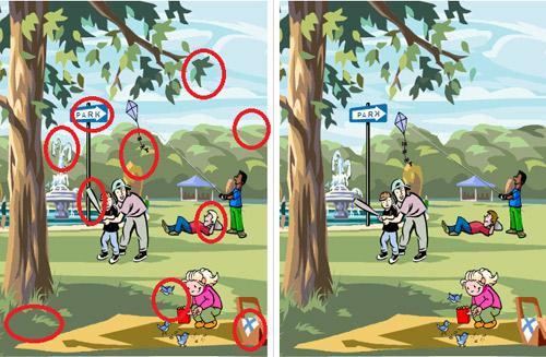 Nếu bạn tìm được 10 điểm khác nhau trong 2 bức hình này, bạn sẽ là thiên tài-2