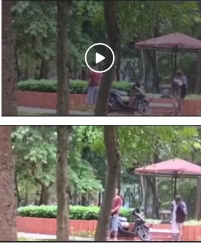 Đôi nam nữ thản nhiên mây mưa giữa ban ngày trong công viên Định Công - Hà Nội-1