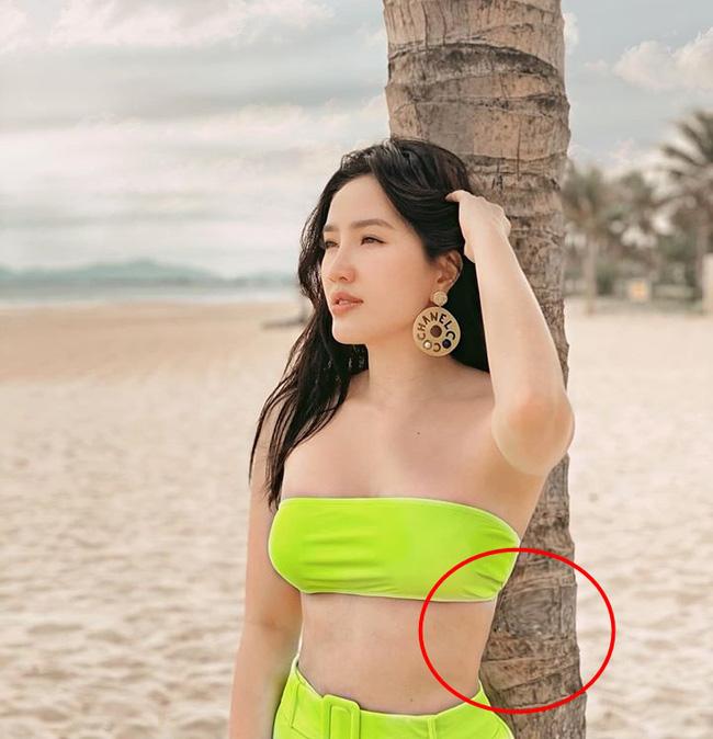 Trang Trần photoshop ảnh bikini đâu ra đấy dù béo như trâu với vòng eo 109cm-10