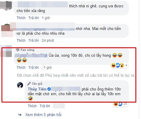 Chê Công Vinh cho tiền ít, Thủy Tiên không lấy còn tặng ngược để dằn mặt-2
