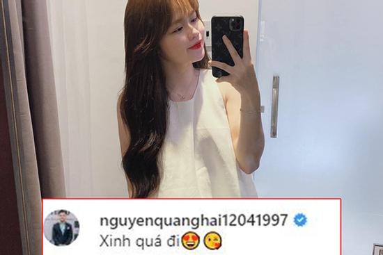 Quang Hải công khai nịnh Huỳnh Anh trên MXH, bảo sao bạn gái tự nguyện yêu hết mình