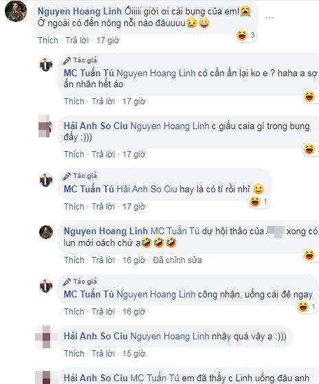 Đồng nghiệp vô tình để lộ ảnh MC Hoàng Linh bụng to bất thường-3