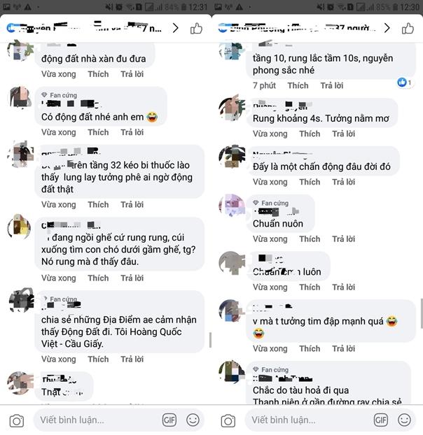 Động đất ở Hà Nội và nhiều tỉnh thành, loạt nhà cao tầng rung lắc mạnh-1