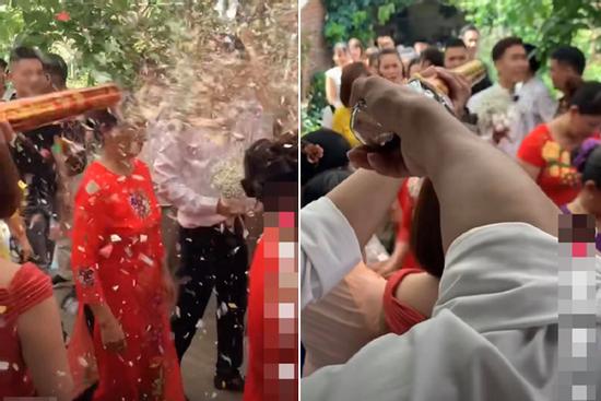Hân hoan rước dâu vào nhà làm lễ thì điếng người với màn chào hỏi của 'người yêu cũ cô dâu'