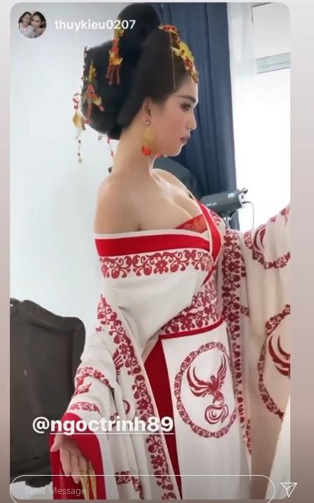 Vòng 1 lại phồng như quả bóng, Ngọc Trinh tuyên bố: Muốn to là to, muốn nhỏ là nhỏ-1