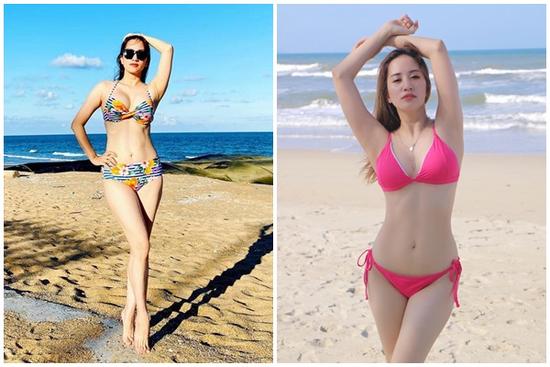 Chị em 'xách dép' cho Khánh Thi khi nhìn mẹ 2 con khoe body bốc lửa