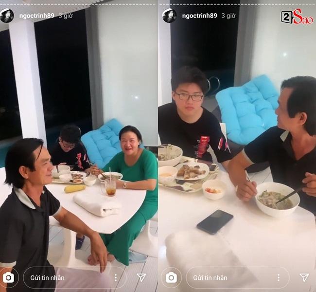 Bố mẹ Ngọc Trinh đánh xe lên thành phố giữa đêm, phục vụ con gái ăn uống tận chân răng-5