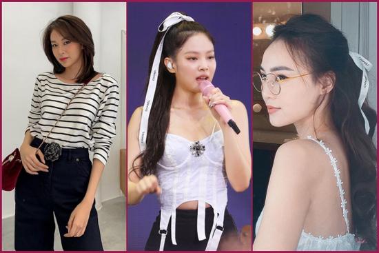 Sao Việt học 'thánh tạo trend' Jennie tái chế ruy băng bỏ đi