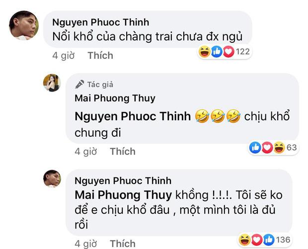 Mai Phương Thúy than mất ngủ, Noo Phước Thịnh nhắn một câu làm tan chảy bao con tim-2