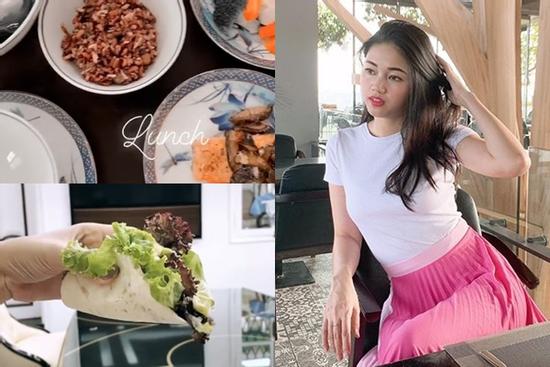 Mục sở thị thực đơn khắc nghiệt của Á hậu Thanh Tú sau thời gian bị chê béo