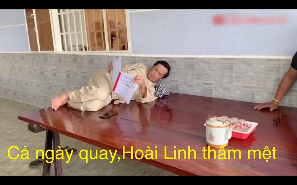 Xót xa cảnh NSƯT Hoài Linh ngủ vạ vật ở phim trường-6