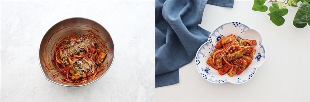 Người Hàn có món kim chi dưa chuột, làm nhanh siêu tốc mà ăn kèm món gì cũng ngon-4