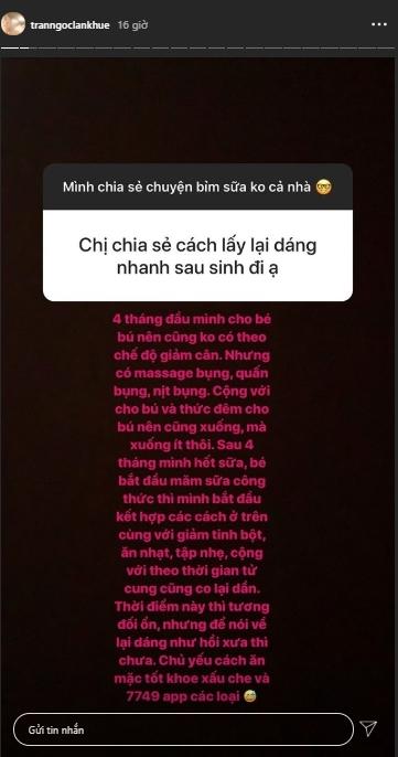 Tăng 13kg vì bầu bí, Lan Khuê đã làm thế nào để lấy lại vòng eo sau 8 tháng làm mẹ bỉm sữa?-4