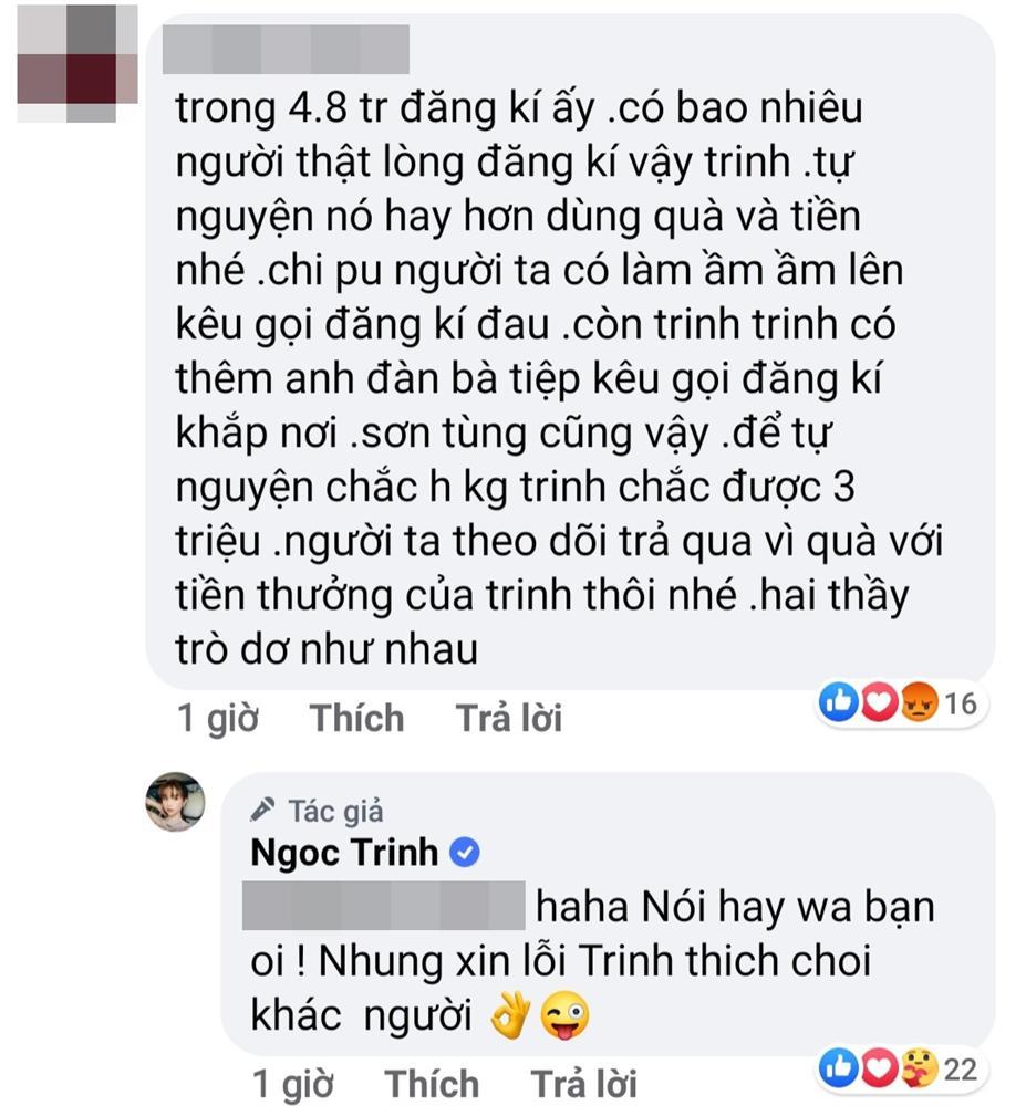 Ngọc Trinh bị mỉa mai dùng chiêu dơ bẩn để tăng người theo dõi Instagram-2