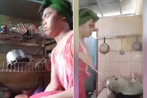 Cười sái quai hàm nhìn thanh niên ấm ức làm việc nhà, ai làm nên cơ sự này?-1