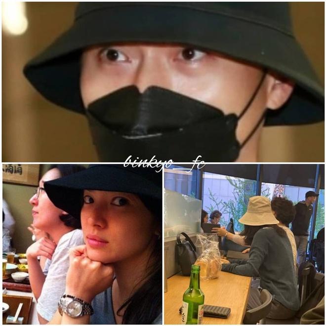 Nghi vấn Song Hye Kyo và Hyun Bin đội mũ đôi, hẹn hò trong đêm-4