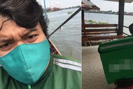 Shipper Thái Lan được tuyên dương nhờ làm 1 việc không ai ngờ vì sợ pizza của khách bị nguội