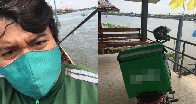 Shipper Thái Lan được tuyên dương nhờ làm 1 việc không ai ngờ vì sợ pizza của khách bị nguội-1