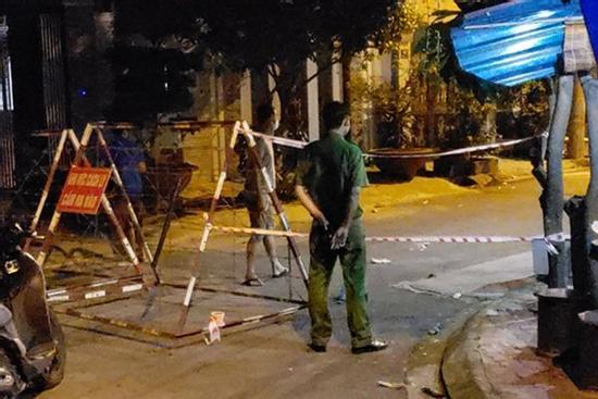 Phong tỏa một con đường ở quận Thủ Đức