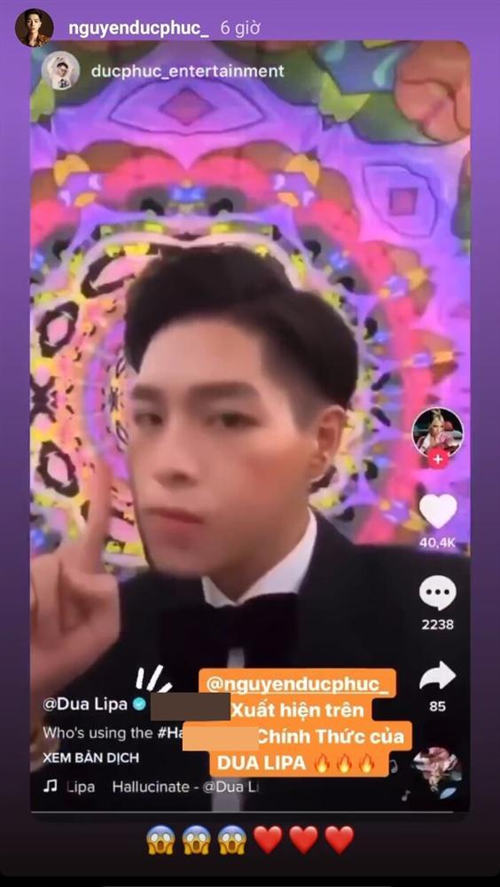 Đức Phúc bất ngờ xuất hiện trong đoạn clip được chính tay Dua Lipa đăng tải, màn hợp tác trong mơ sắp được diễn ra?-1