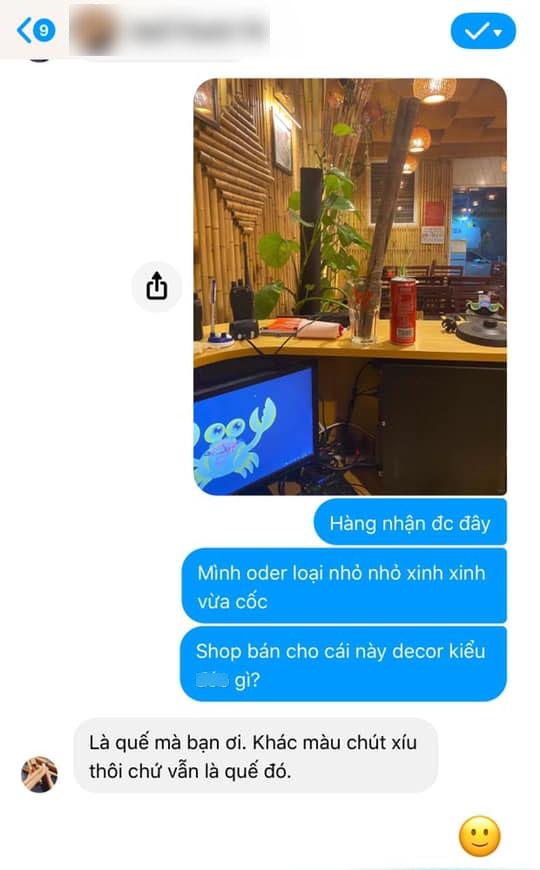 Mua thanh quế nhỏ như điếu thuốc, khố chủ uất hận nhận sản phẩm to như điếu cày-3