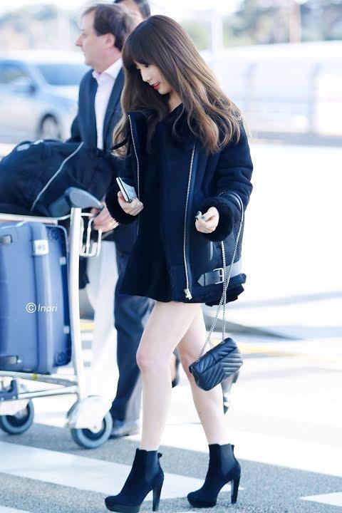 Bí quyết giúp Taeyeon nổi bật tại sân bay-2