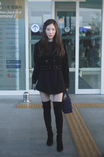 Bí quyết giúp Taeyeon nổi bật tại sân bay-8