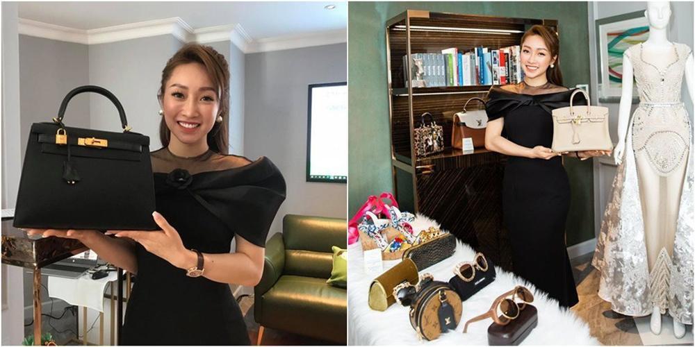 Góp túi Hermes làm từ thiện, bạn gái kém 16 tuổi của Chi Bảo tiện khoe kho đồ hiệu-2