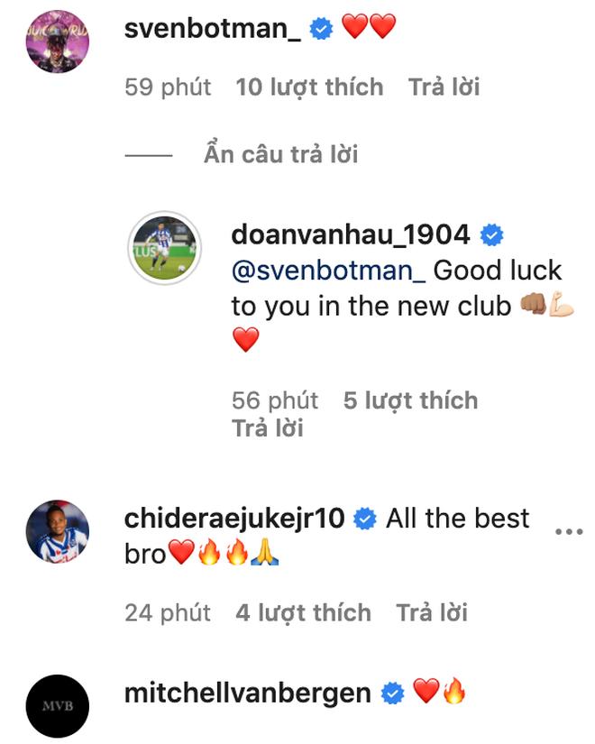 Phản ứng gây chú ý của đồng đội tại Heerenveen ngày Đoàn Văn Hậu xách vali về nước-4