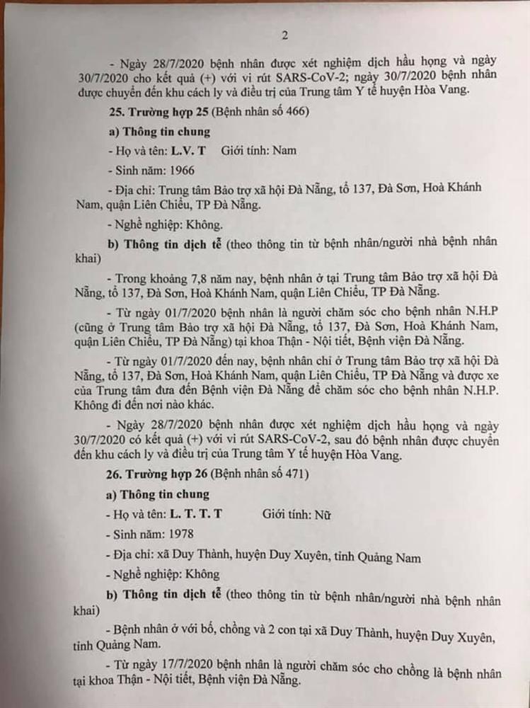 1 bệnh nhân COVID-19 tại Đà Nẵng không hợp tác khai báo-2