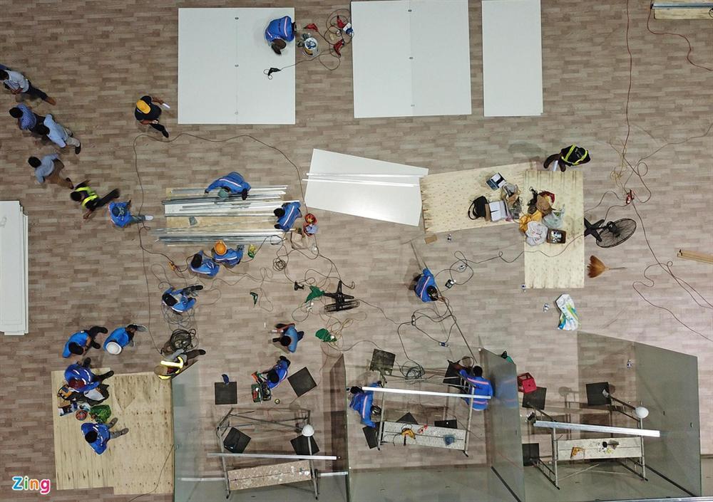 96 giờ thi công bệnh viện dã chiến 2.000 giường ở Đà Nẵng-15